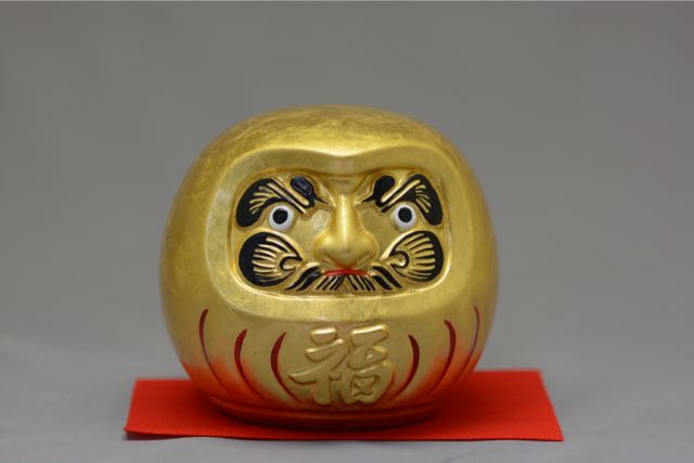 Gold Daruma Doll