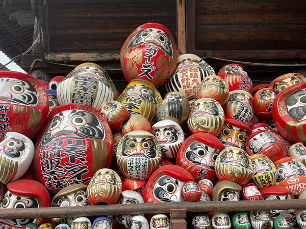 Daruma dolls in Takasaki.