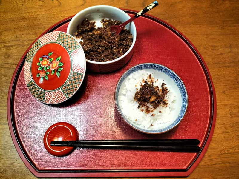 Tsukudani rice toppings.