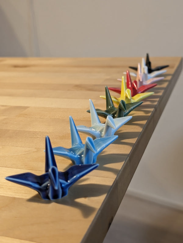 Origami Crane Chopstick Rests (set of 2)