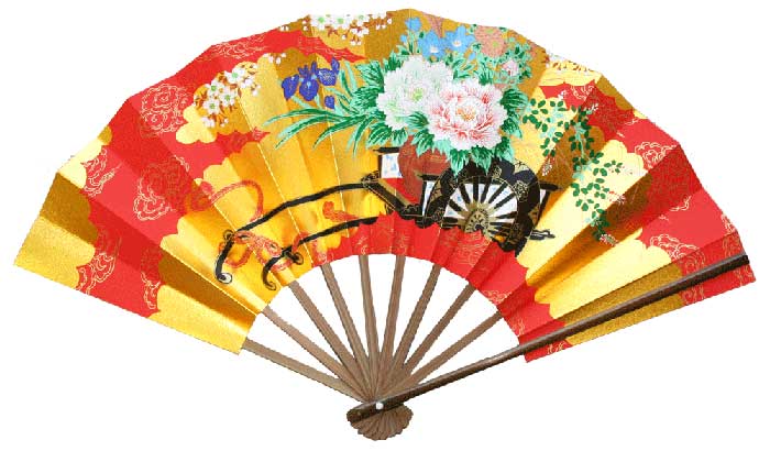 Flower Carriage Fan.