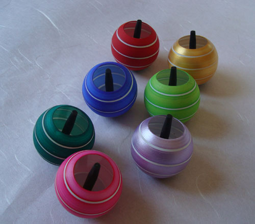 Reverse Spinning Tops.